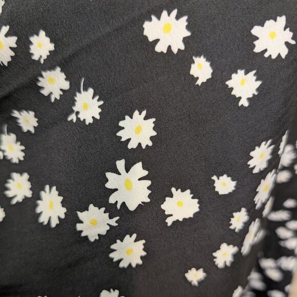 NWT Princess Polly Adrianna Mini Dress Black Daisy Print Floral Sundress Size 2 - Picture 7 of 9
